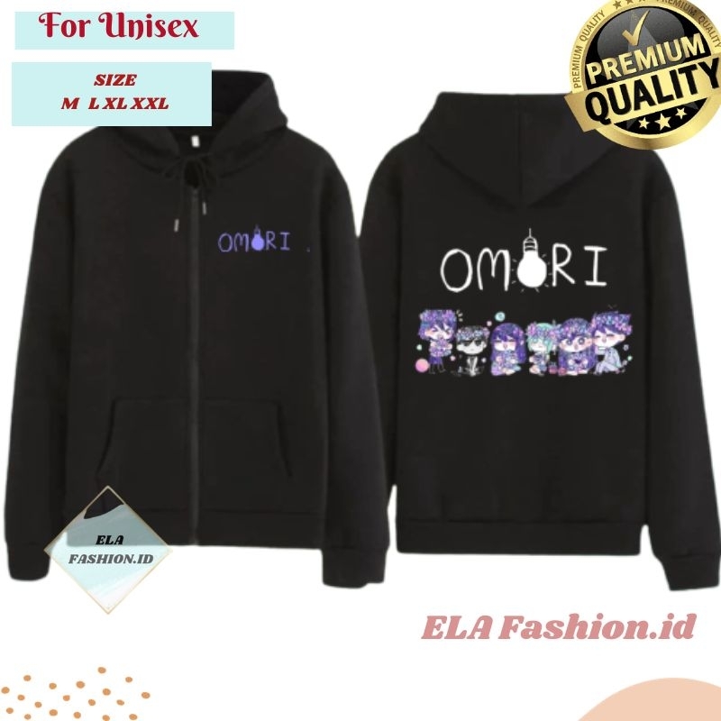 Baju Hoodie Jaket Game Omori  Chan Character - Sunny Omori