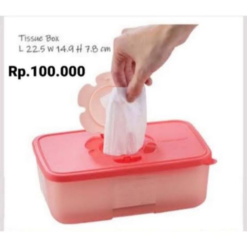box tisu Tupperware