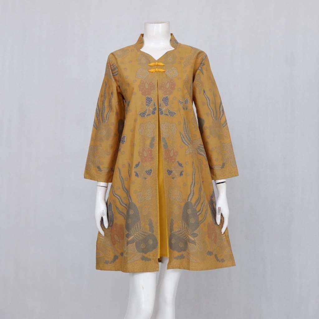 DARA PUSPITA 01JUMBO - BAJU KERJA BATIK MODEL TUNIK  | LANGITJUA BATIK SOLO