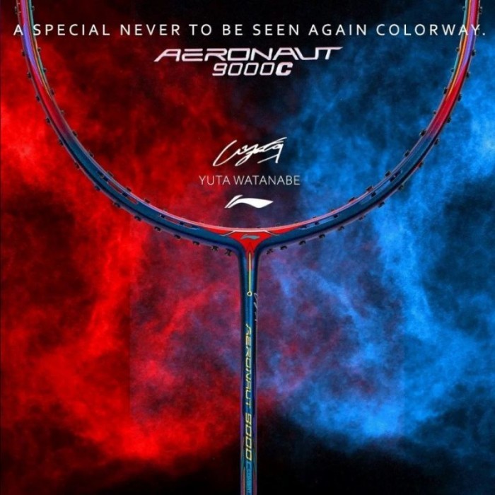 RAKET BADMINTON - LI-NINGAERONAUT 9000I / INSTINCT - 9000 C YUTA WATANABE ASEAN PREMIUM
