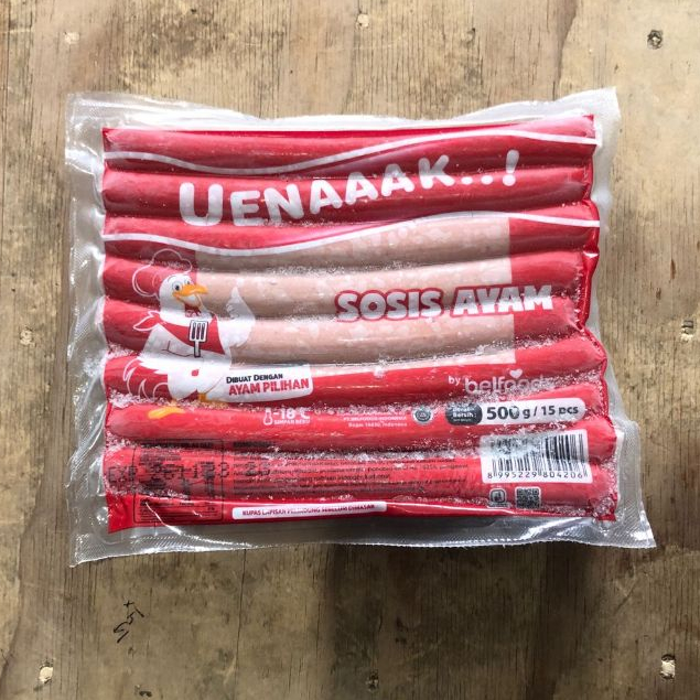 BELFOODS UENAK SOSIS AYAM 500 GR