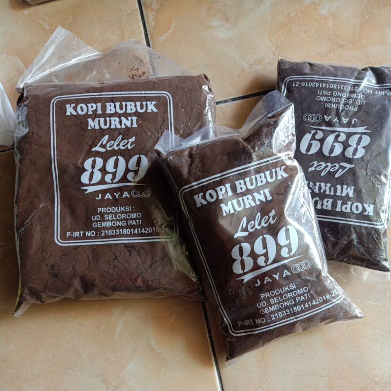 

kopi lelet 899 kopi murni 100%
