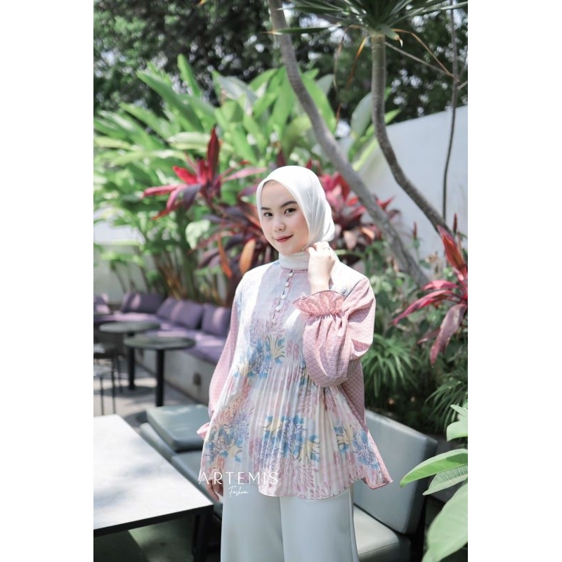 Artemis Fashion~ SHELA BASIC/ ENOLA BASIC/ NITYA BASIC / NIKITA BLOUSE /Atasan Wanita Bermotif / OOTD Style