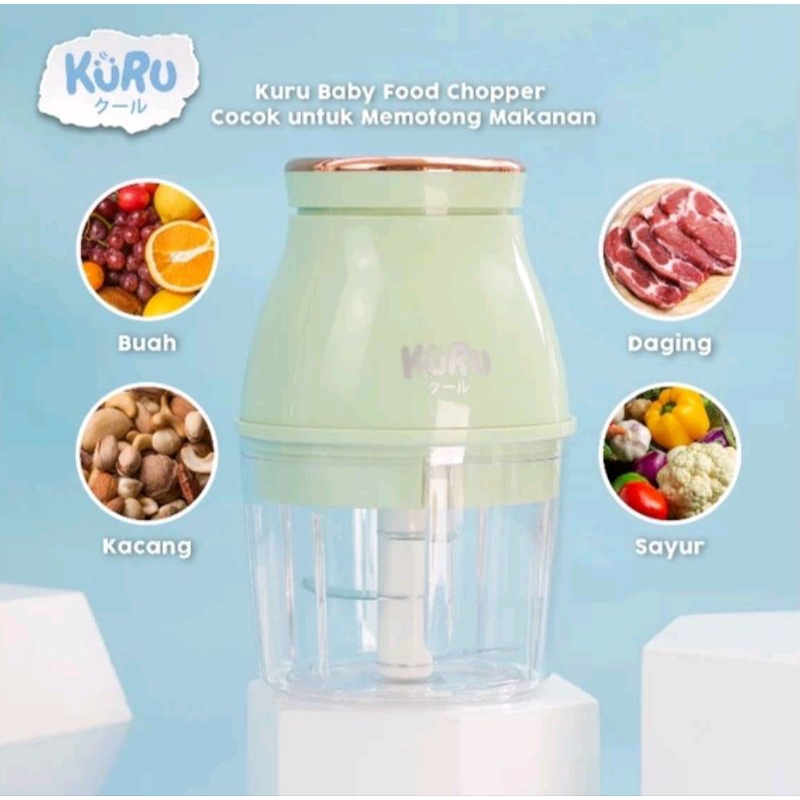 Kuru - Portable Mini Food Chopper / Blender MPASI / Blender Mini