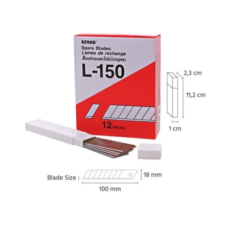 

ISI CUTTER BESAR KENKO L-150
