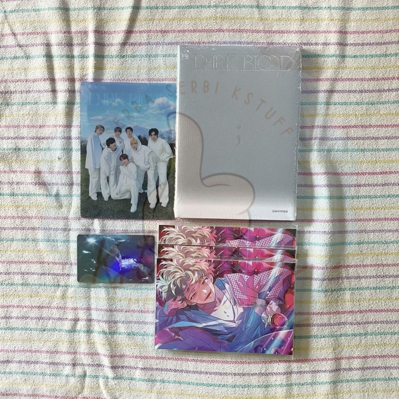 [CLEARANCE SALE] Enhypen Album POB Holo PC Engene Dark Blood Group Grup Postcard Set Jay Weverse