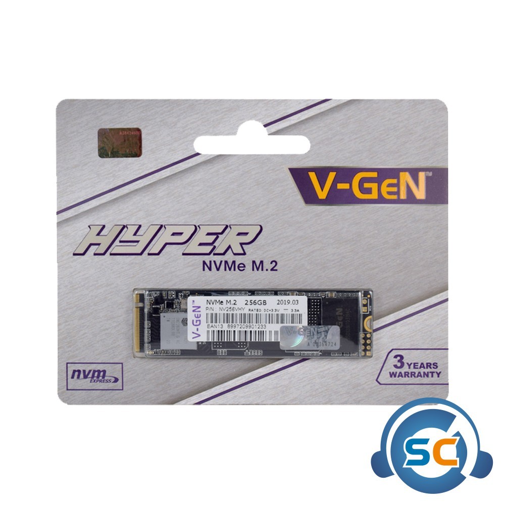 SSD V-Gen NVME M.2 Hyper 256GB