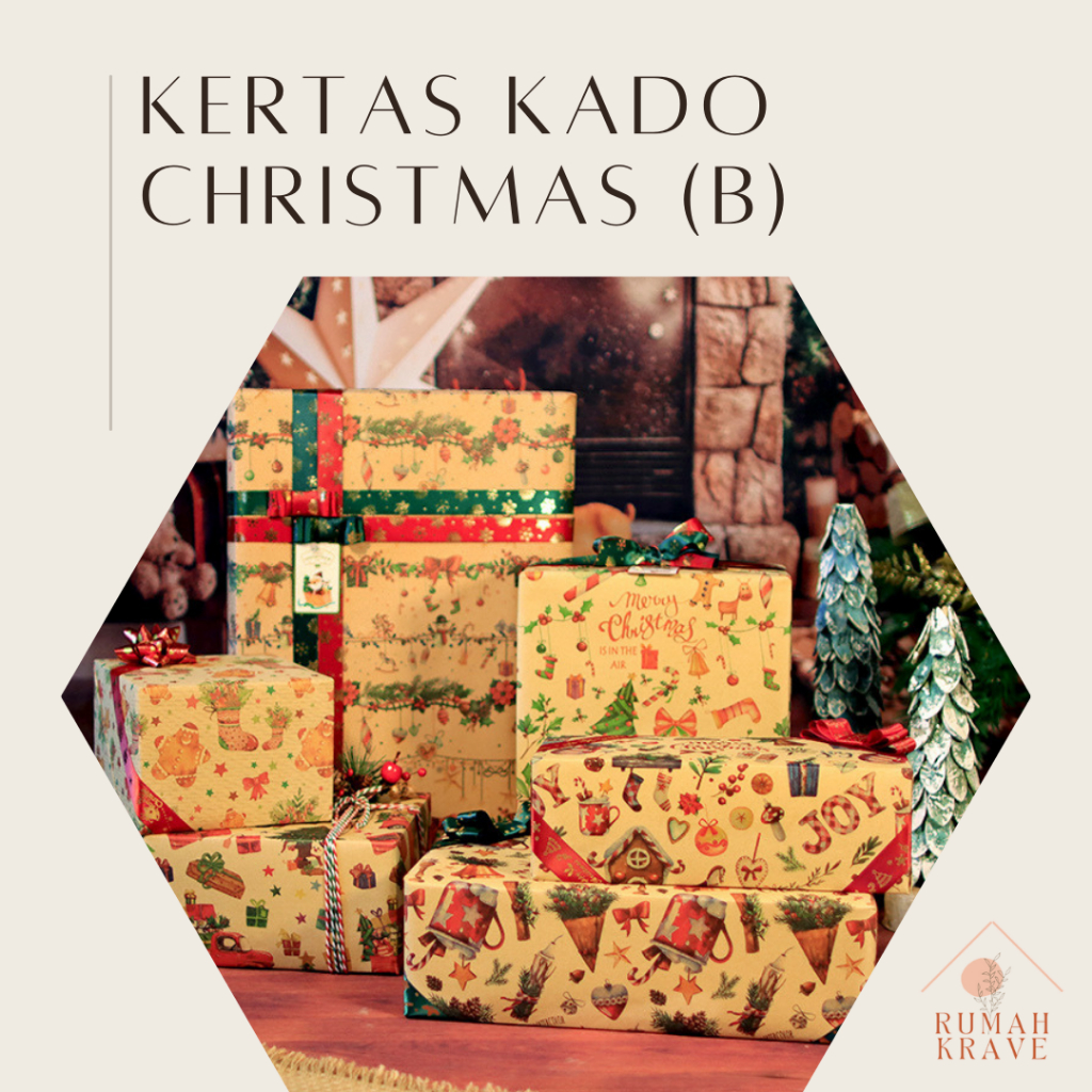 

RUMAH KRAVE - Kertas Kado Natal Christmas Wrapping Paper (B)