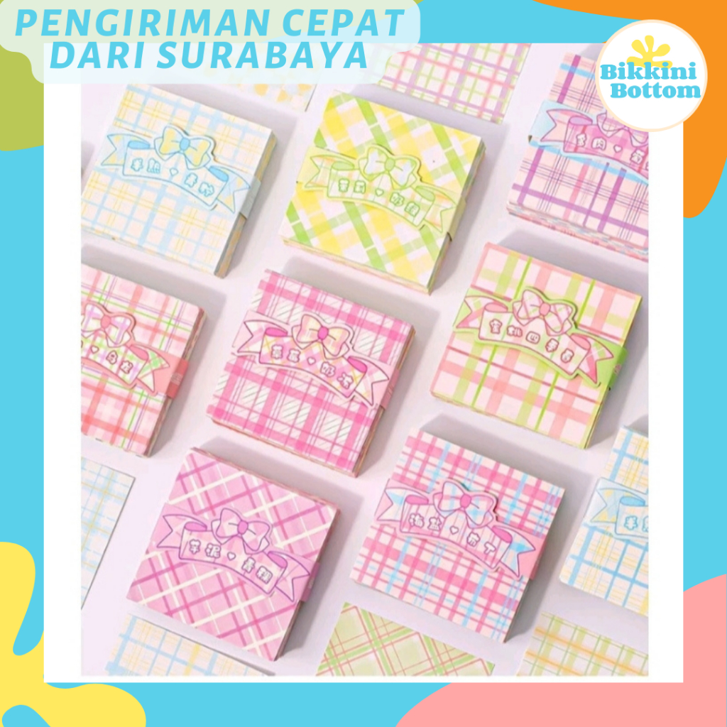 

Memo Note Sanrio 200 Lembar Deco Paper DIY Jurnal Planner ST57