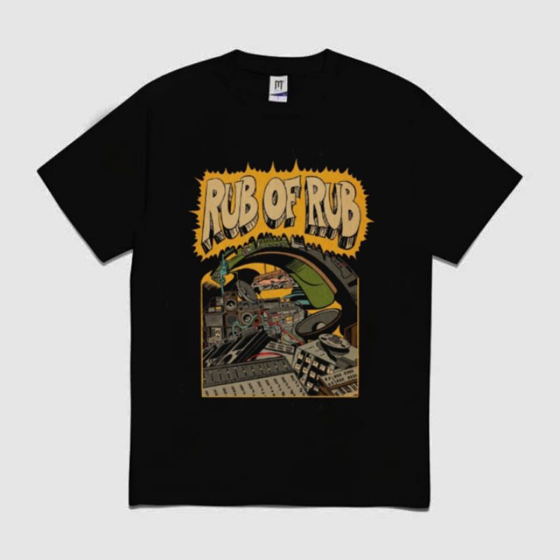 Tshrit Baju Rub Of Rub - T-shirt black New Merchandise / Kaos Band rub of rub