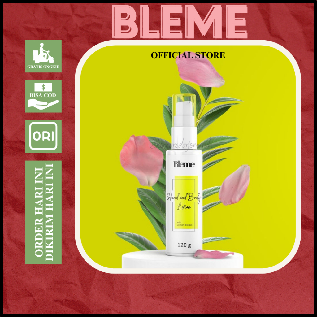 LIVE BLEME BODY LOTION ORI WHITENING HAND BODY BLEME LOTION BLEME 100% ORI BPOM BISA BAYAR DITEMPAT