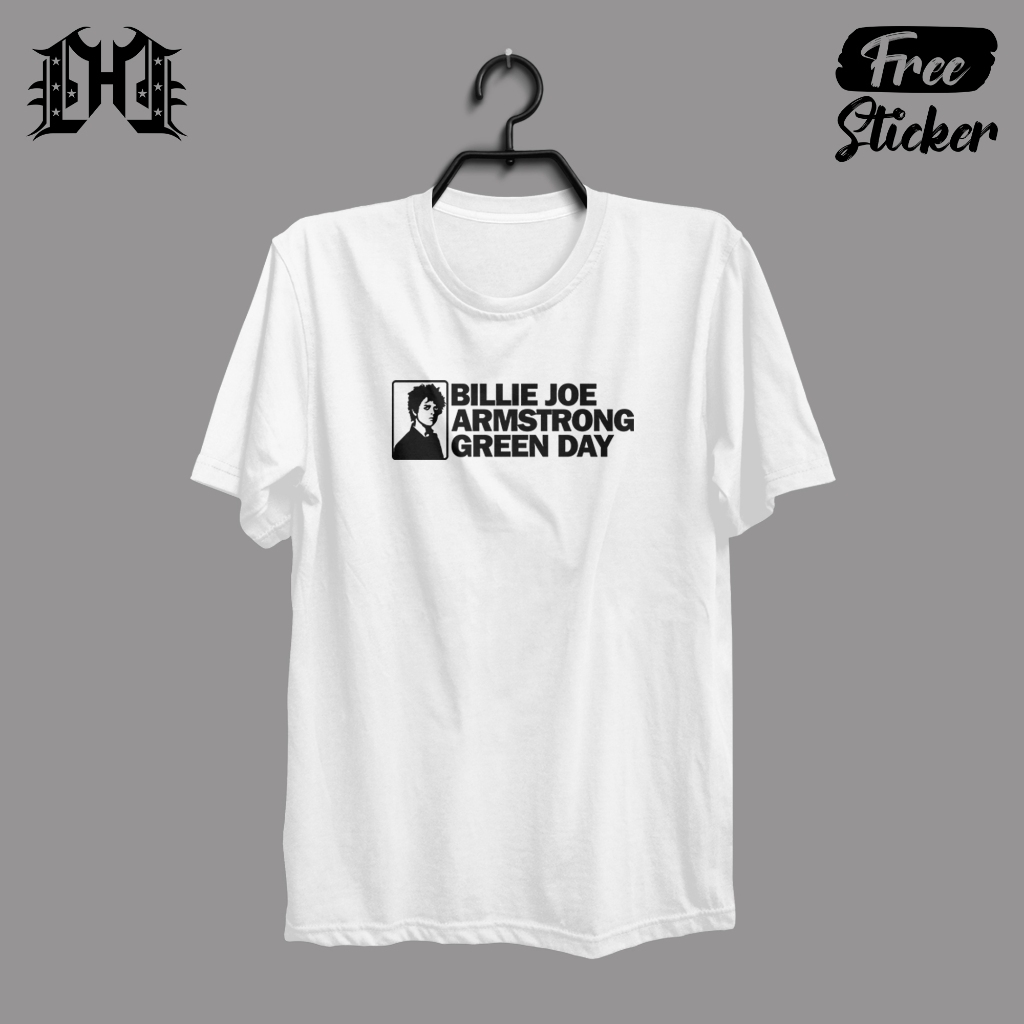 Kaos Billie Joe Armstrong - Vocalist Green Day Band 02