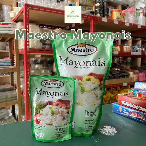 

Grosir plastik - TERMURAH !!!!! Maestro Mayonaise Pouch Kemasan 1kg dan 180gr/ HARGA TERTERA UNTUK PER PRODUK BUKAN BUNDLLE