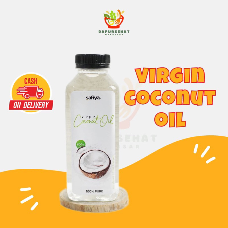 

COD MAKASSAR MINYAK VCO Virgin Coconut Oil 1 liter Safiya dan nutriver Pure VCO Minyak Kelapa Murni 100% Original
