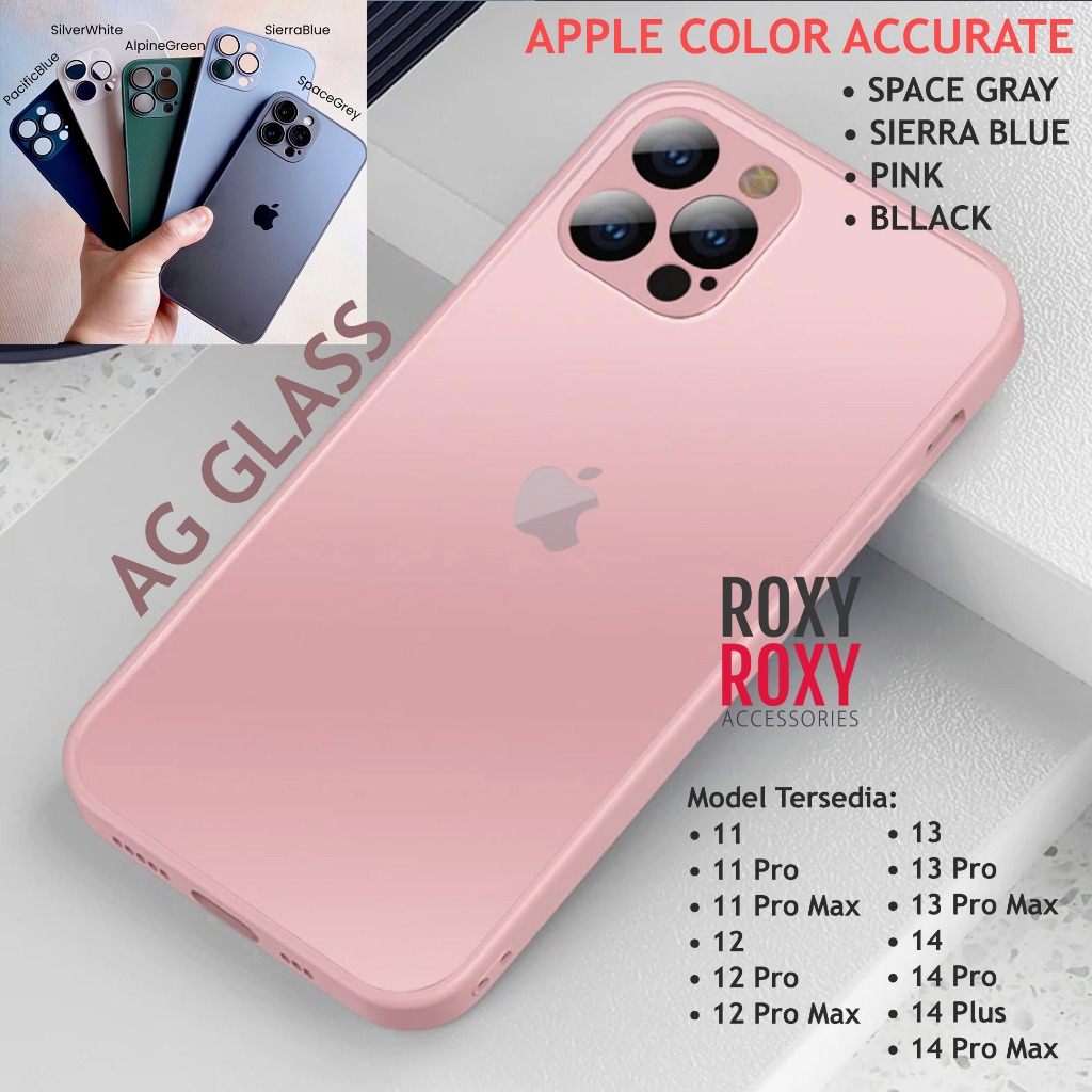 Case AG Glass Premium Metal Case Iphone 11 | 11 Pro | 11 Pro Max | 12 | 12 Pro | 12 Pro Max Lenspro 
