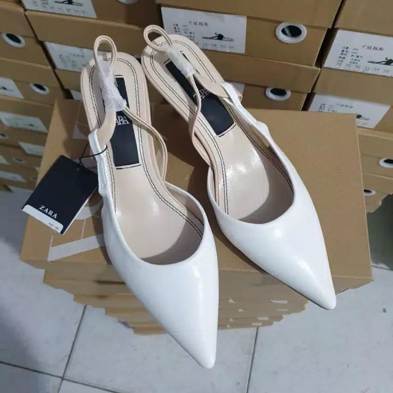 Sepatu heels zara original store preloved like new