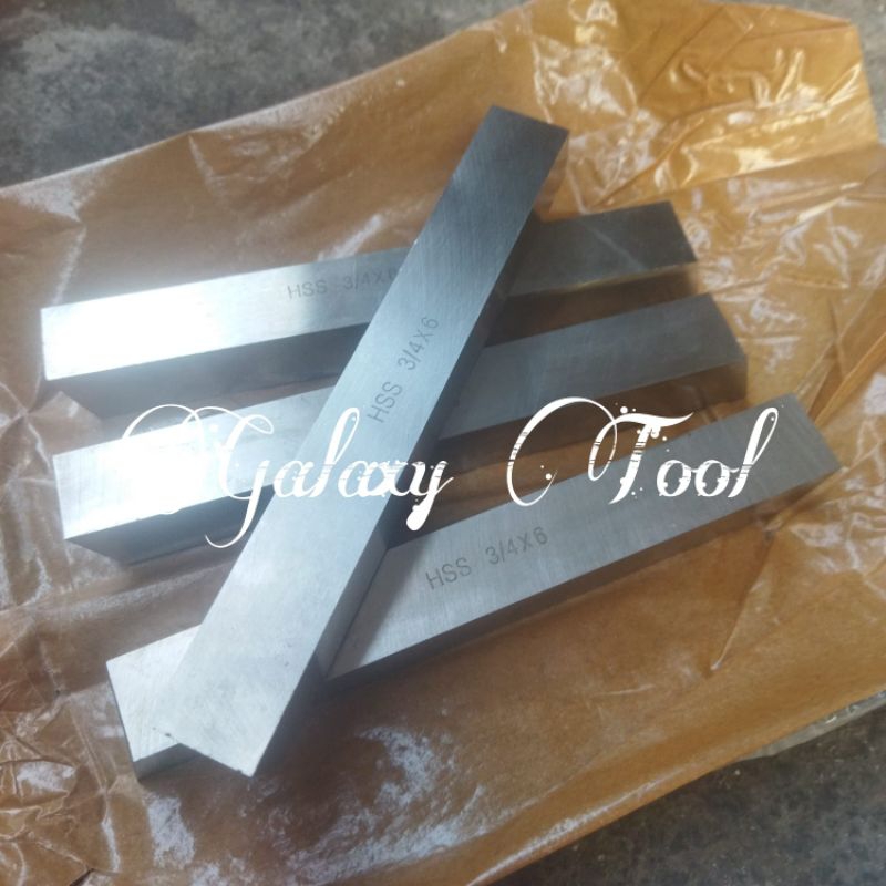 pahat bubut HSS baja 3/4 x 6 inch Square tool bit mata pisau potong bubut