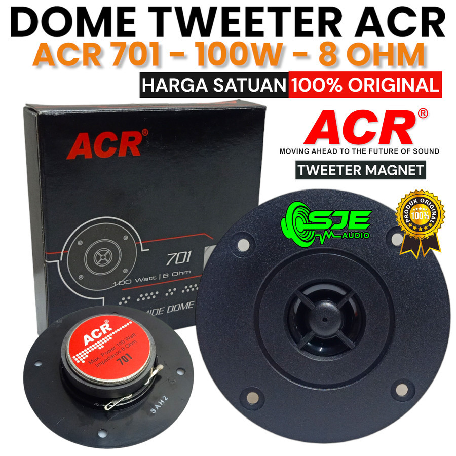 TWITTER ACR 701 MAGNET SUPER POLYMIDE DOME TWEETER ACR TWEETER TWETER TWITER TWITTER HI HIGH ACR 100