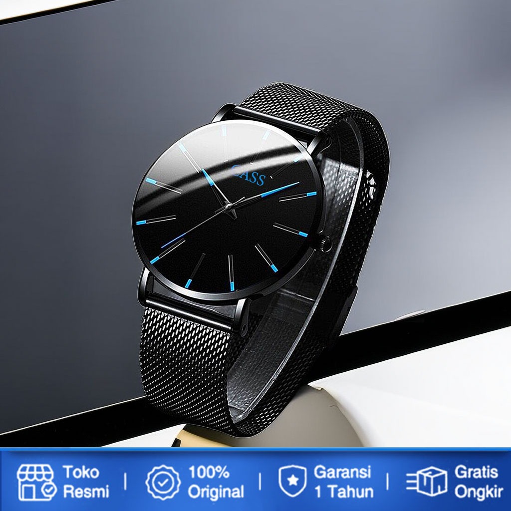 Jam Tangan Pria Tipis Kulit Asli Jam Tangan Sederhana Baru Jam Tangan Pria Berpenampilan Tinggi Maha