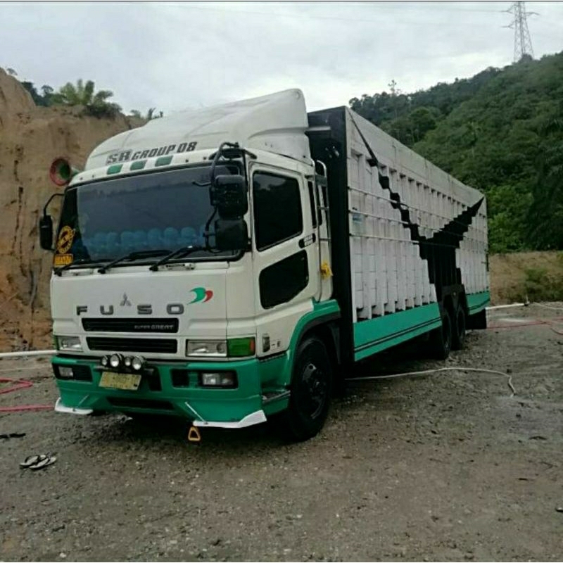 (COD) Winglet Bumper Depan Bus Elf Truk Dan Mobil Warna Free Baut Scrub & doubletape