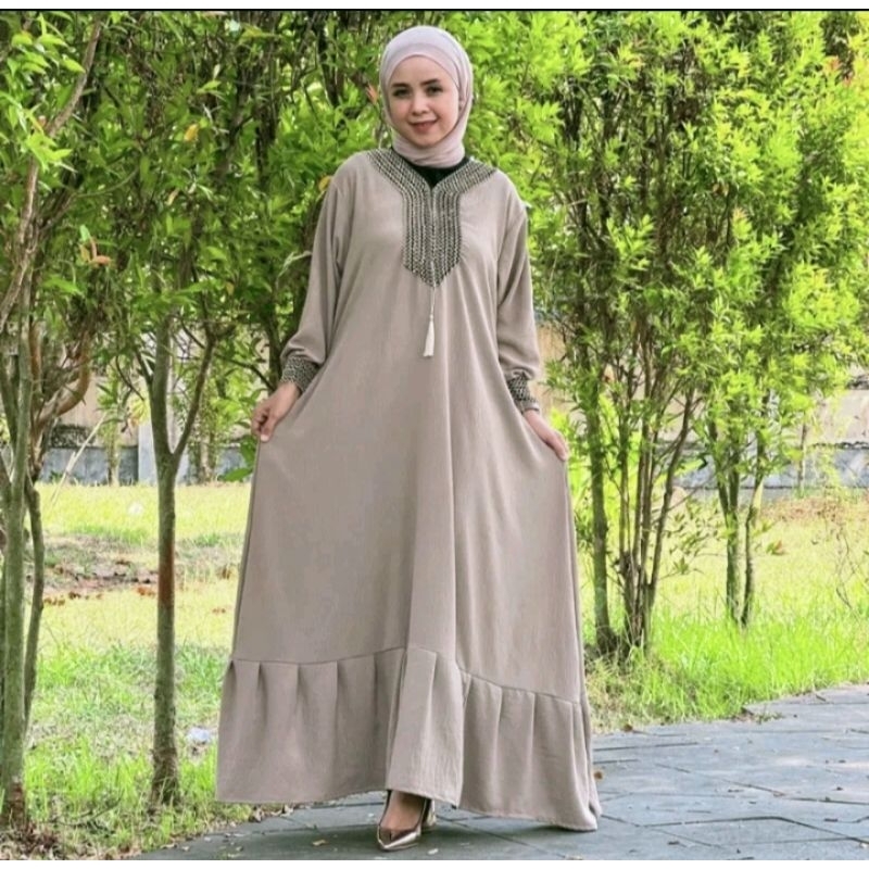 Daster Busui Renda Sultan Kekinian || Gamis Renda Sultan