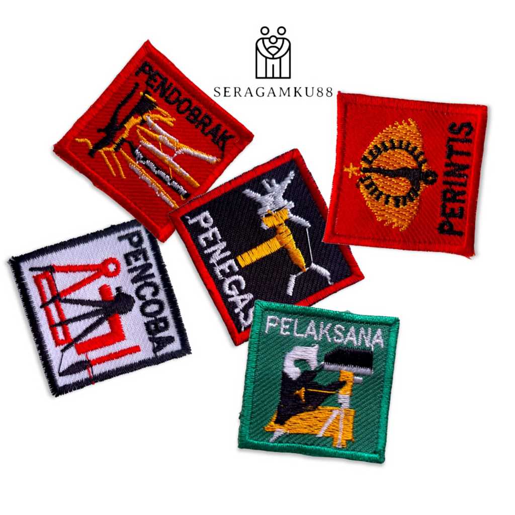 Bet tanda regu pramuka penegak sangga pramuka perintis pendobrak pelaksana penegas pencoba