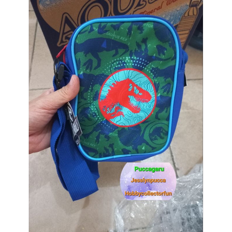 TAS SELEMPANG JURASSIC WORLD TAS ANAK TAS PRIA TAS WANITA JURASIC PARK TAS DINOSAURUS DINO BAG