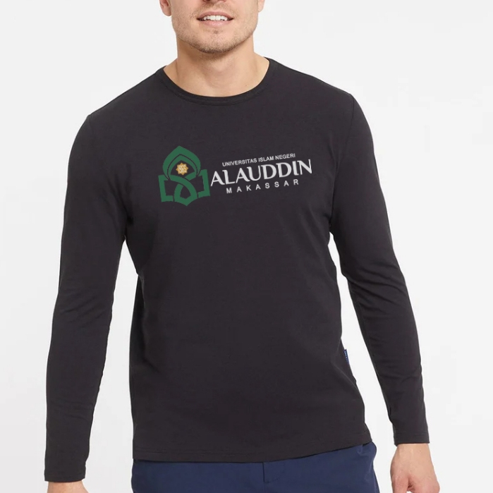 Kaos Lengan Panjang UIN ALAUDDIN Universitas islam Negeri Makassar Long Sleeve t-shirt