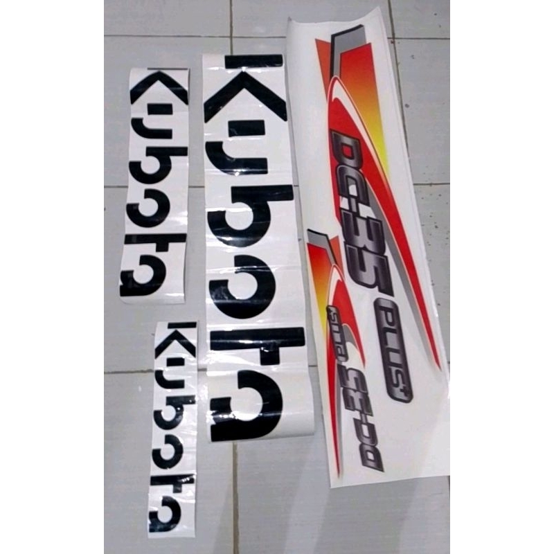 STIKER DC35 DC 35 KUBOTA 1 SET