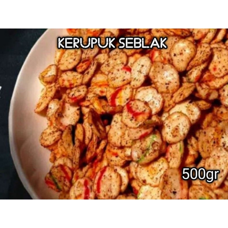 

ILAN DIHYAH SHOP - Kerupuk seblak kencur 500gr