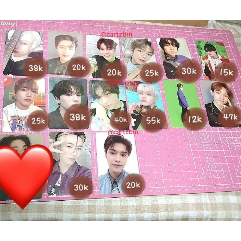 (UBAH KE JNE/J&T) PC photocard nct 127 nct dream wayv Jeno Jisung chenle Lucas sungchan winwin yuta 