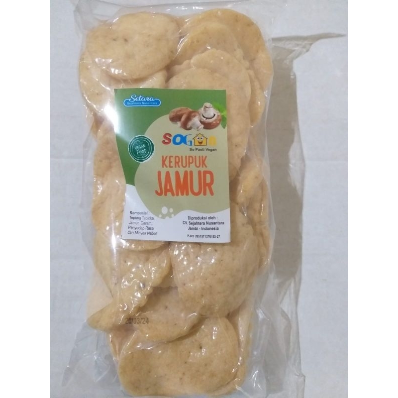 

Sogan Kerupuk jamur vegan/vegetarian