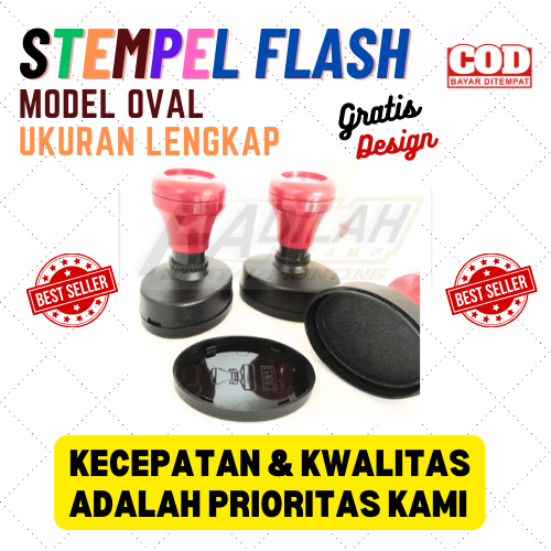

Stempel custom / oval lengkap /otomatis tinta