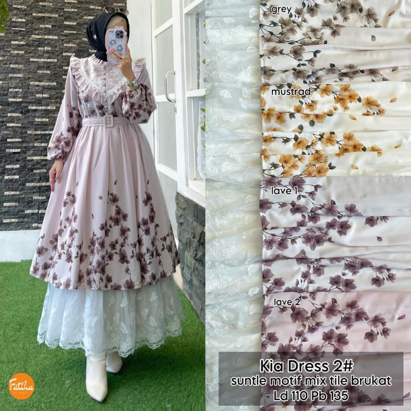 Kia dress 2 & 4 original by Fatiha