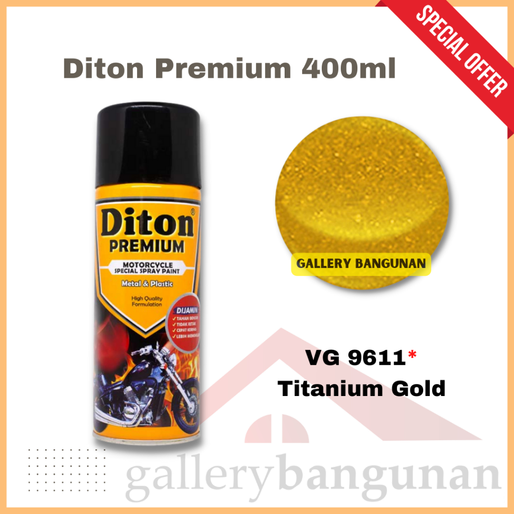 Diton Premium 9611 Titanium Gold| Pilok | Pylox