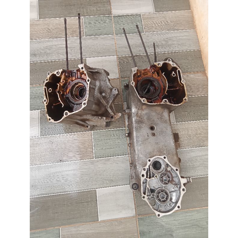 crankcase krengkes kiri kanan beat eco scoopy eco ori second