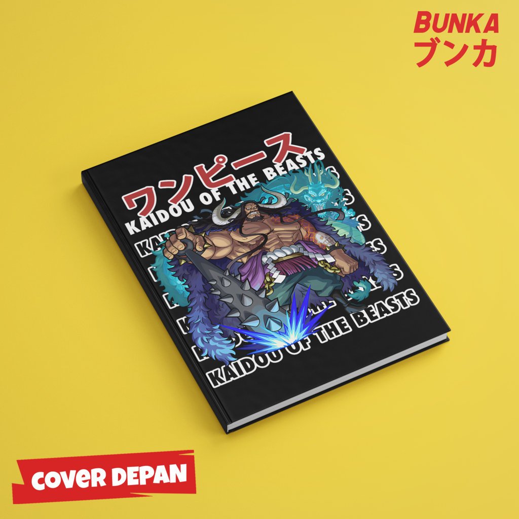 

Note Book Aesthetic Anime One Piece Kaido Design Hardcover A5 Buku Tulis Catatan Notes Agenda Planner Jurnal vintage buku catatan story book kado anniversary valentine cowok cewek murah
