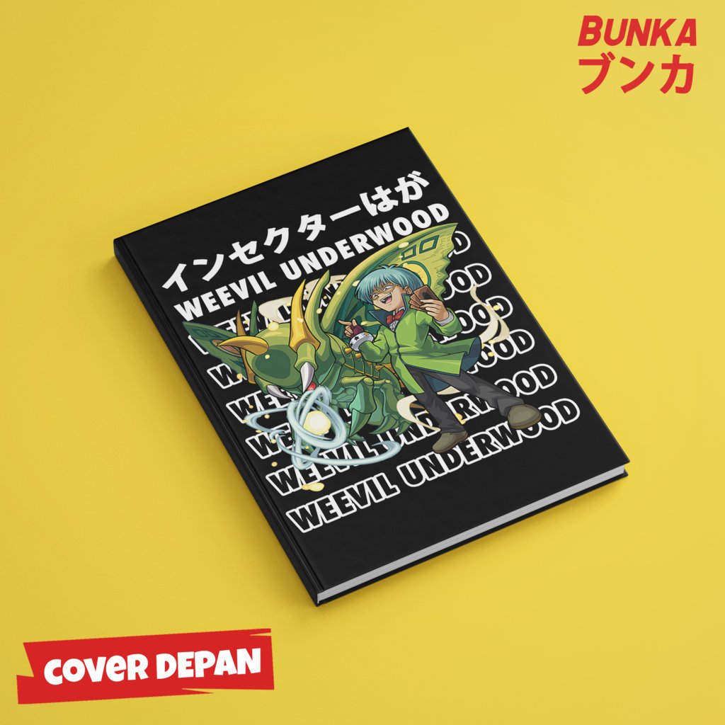 

Note Book Aesthetic Anime Yugioh Weevil Underwood Design Hardcover A5 Buku Tulis Catatan Notes Agenda Planner Jurnal vintage buku catatan story book kado anniversary valentine cowok cewek murah