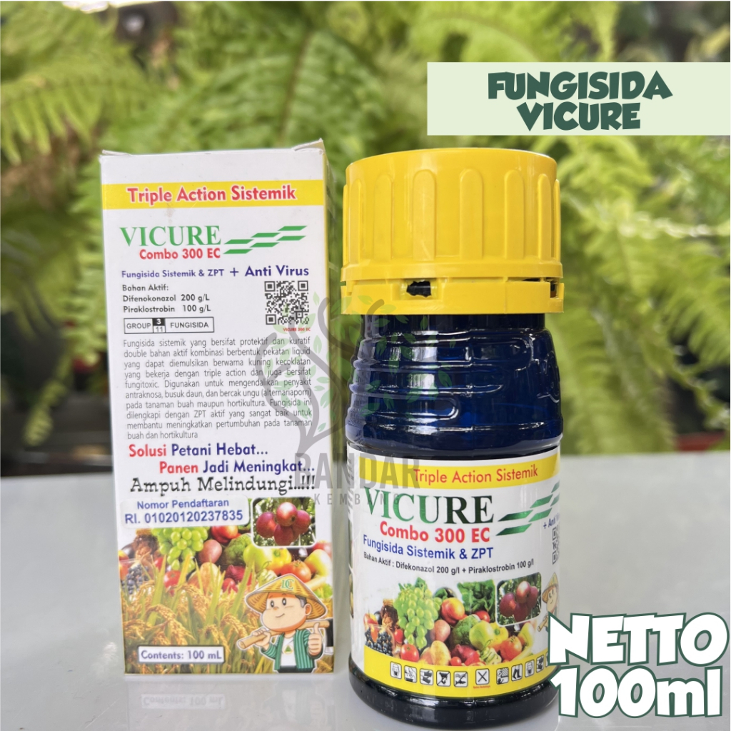 Fungisida Sistemik Vicure Combo 300EC 100ml Penghilang Kutu Putih Tanaman