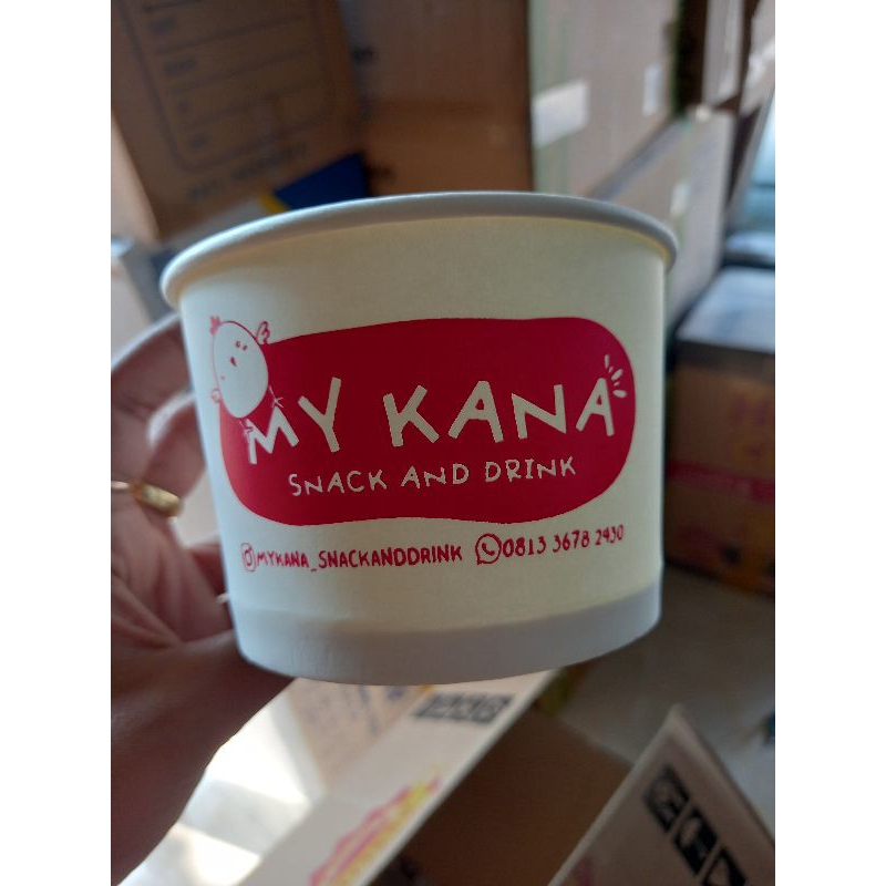 sablon paper bowl 500ml