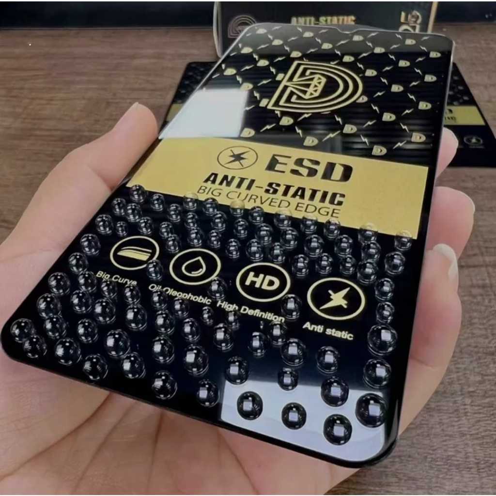 Tempered Glass Anti STATIC iPHONE 6  6S 6+ 6S+ 7 7+ 8 8+ X XS XR XS MAX ANTI GORES KACA/FULL LAYAR/K