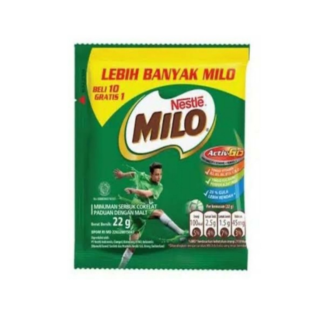 

MILO ACTIVE GO SUSU COKLAT DAN MALT 1 Renceng