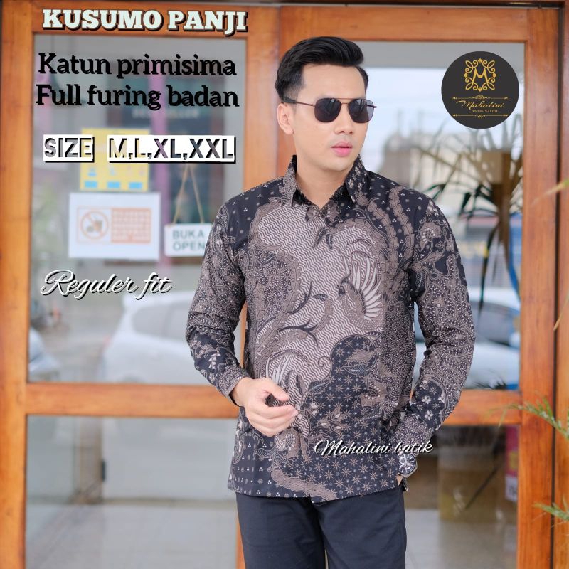 BATIK KUSOMO PANJI/PAKAIAN PRIA/BATIK PRIA/FULL FURING/KEMEJA BATIK/ATASAN PRIA/BAHAN BERKUALITAS/HA