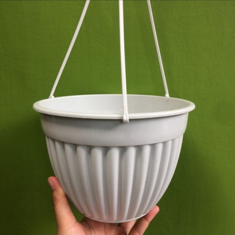 Pot Gantung 20 Pot Gantung Putih Pot Ruplas