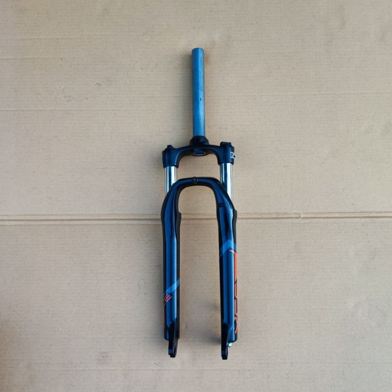 Fork Suntour MTB 26 XCE Hitam Orange Oversize Disc Brake Only. Garpu SR OS 28,6 Hitam Orange Copotan