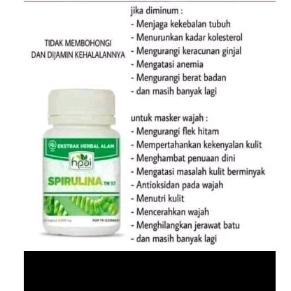 

Spirulina kapsul