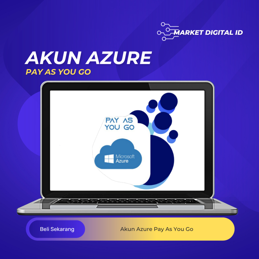 Akun Azure Pay As You Go (termurah) akses premium private akun