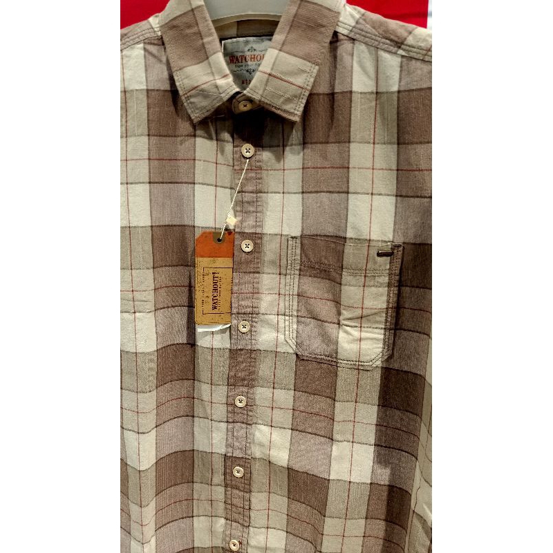 watchout kemeja pendek pria