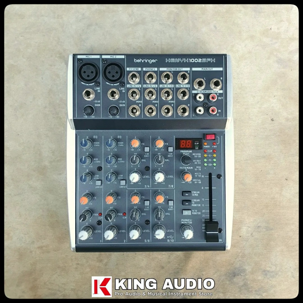 Mixer Behringer Xenyx 1002SFX 1002 SFX