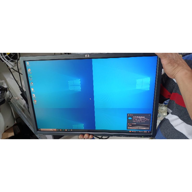 monitor komputer hp 22 in bonus power